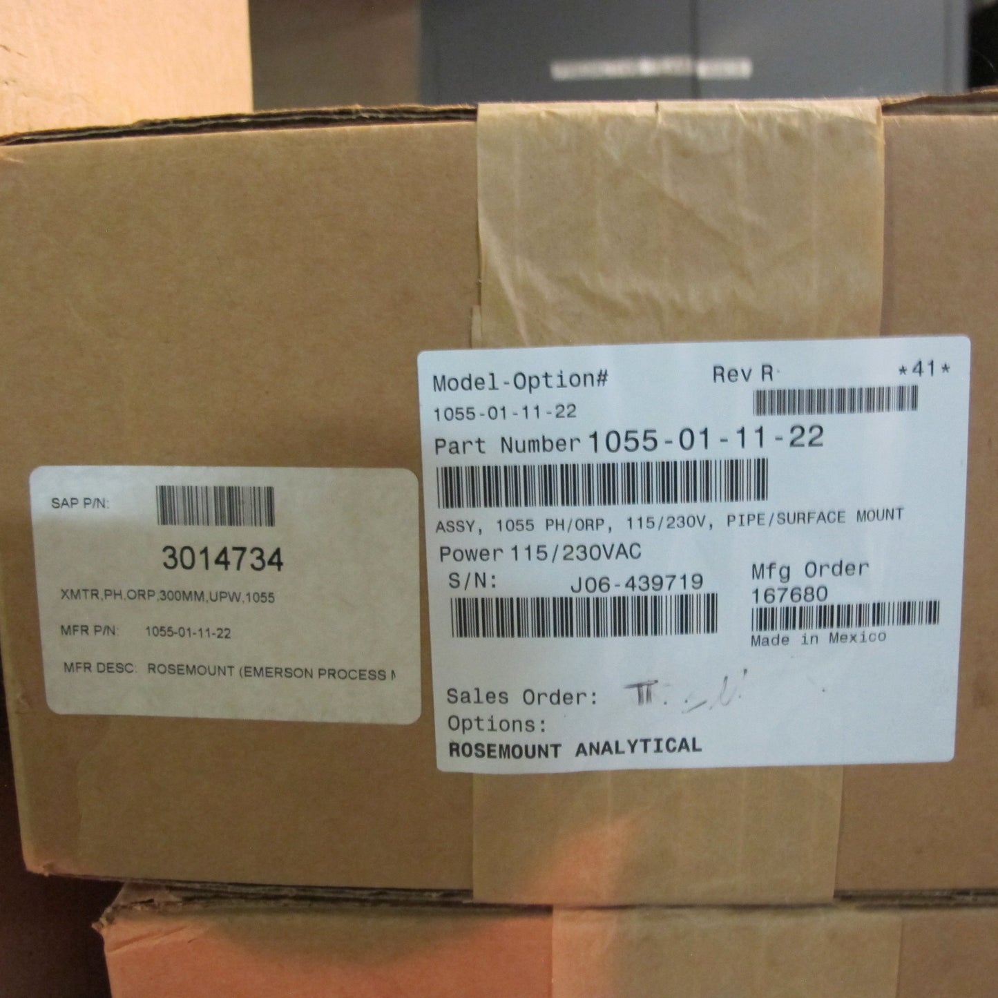 Emerson / Rosemount Analytical 1055-01-11-22 Solu Comp II Single Measurement pH, Conductivity Analyzer