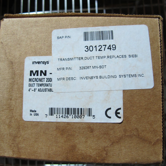 329267 MN-SDT by Invensys