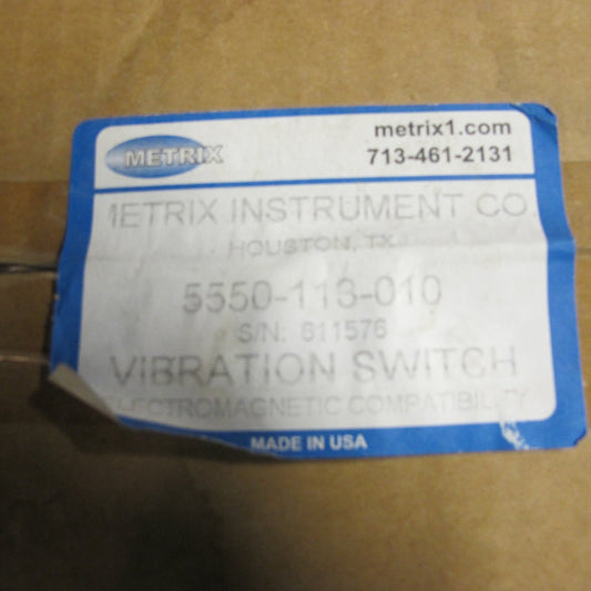 5550-113-01 Metrix Vibration Switch