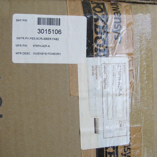 Foxboro Communicator Series pH/ORP Analyzer 875PH-A2F-A