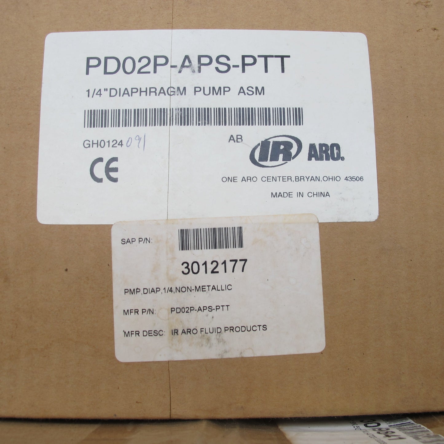 PD02P-APS-PTT 1/4" Diaphragm Pump ASM